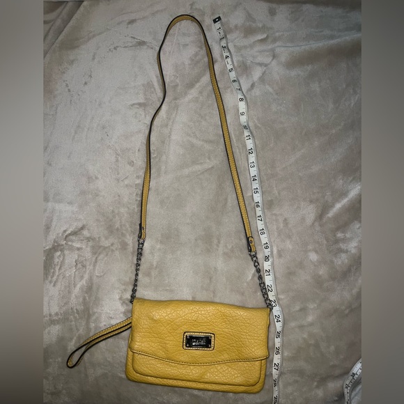 Nine West Cross Body Flap Pocket Bag - Yellow - Picture 8 of 8